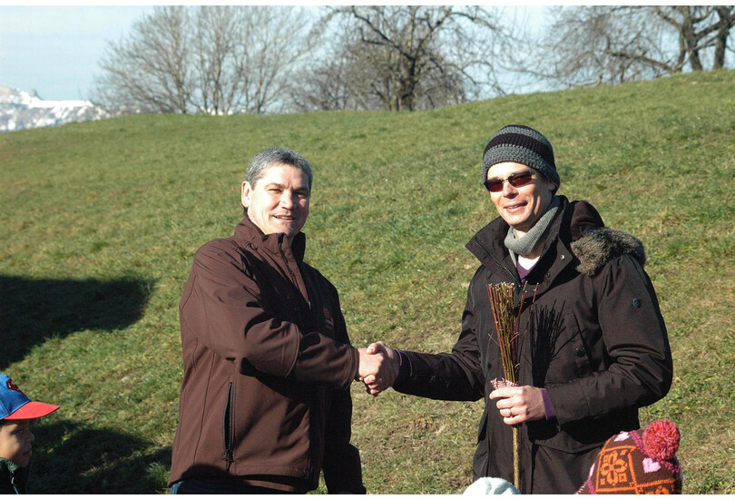 Obmann Heinz Rauter & Funkengötti Alexander Rocks Obmann Heinz Rauter & Funkengötti Alexander Rocks